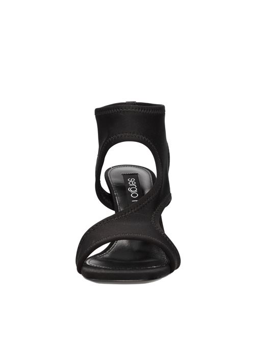 Fabric sandals SERGIO ROSSI | B07810-MTEE16-1000-120NERO